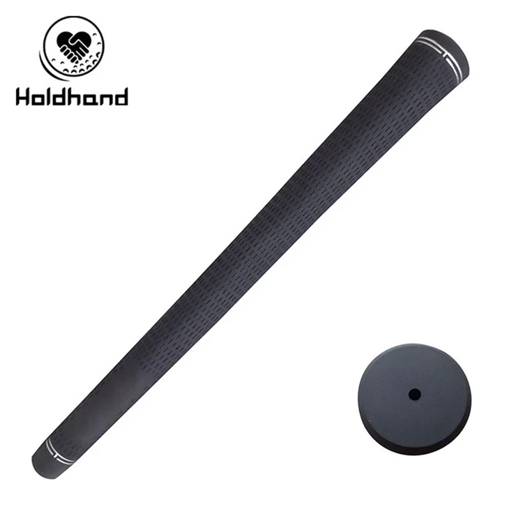 Golf Iron Grip – Black Rubber With Precision-Molded Anti-Slip Texture factory