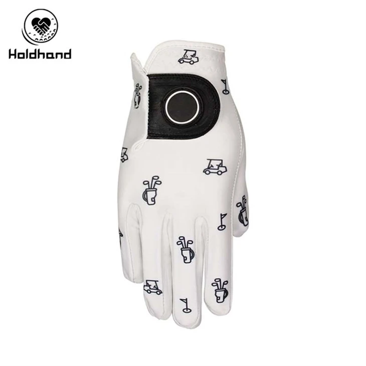 Гарячі продажі OEM Custom Logo Заводська ціна PU Cabretta Golf Gloves