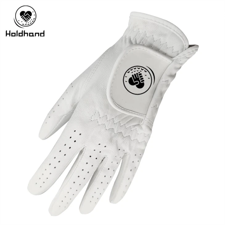 Customzed Plain Cabretta Leather Golf Gloves